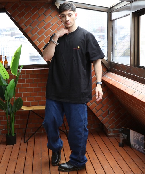 Carhartt（カーハート）の「Carhartt ロゴ刺繍Tシャツ（Tシャツ/カットソー・メンズ・ブラック/グレー/キナリ・X-LARGE/LARGE/MEDIUM）」の21枚目の写真