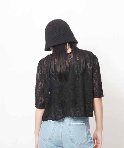 Chouchour(シュシュール)の「【chouchour/シュシュール】パイルジャガード2Wayカーディガン(カーディガン/ボレロ・レディース・ホワイト/ブラック/ブルー・FREE)」の13枚目の写真