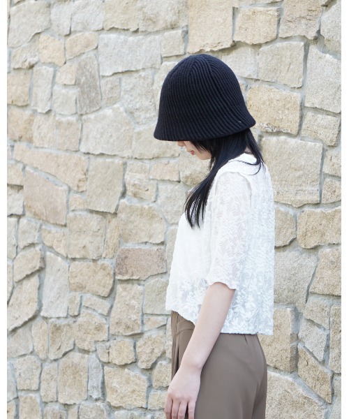 Chouchour(シュシュール)の「【chouchour/シュシュール】パイルジャガード2Wayカーディガン(カーディガン/ボレロ・レディース・ホワイト/ブラック/ブルー・FREE)」の5枚目の写真