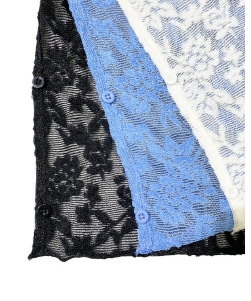 Chouchour(シュシュール)の「【chouchour/シュシュール】パイルジャガード2Wayカーディガン(カーディガン/ボレロ・レディース・ホワイト/ブラック/ブルー・FREE)」の22枚目の写真