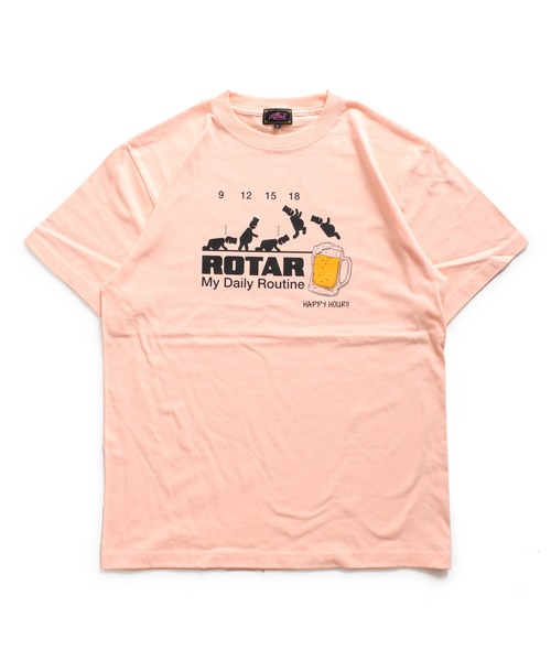 ROTAR(ローター)の「My Daily Routine Tee(Tシャツ/カットソー・メンズ・ホワイト/ブラック/ピンク系その他・SMALL/MEDIUM/LARGE/X-LARGE)」の3枚目の写真