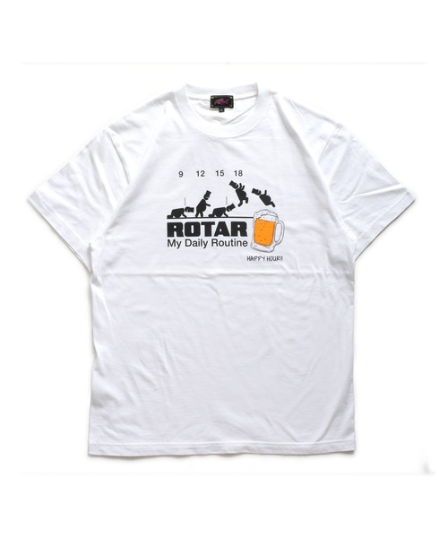 ROTAR(ローター)の「My Daily Routine Tee(Tシャツ/カットソー・メンズ・ホワイト/ブラック/ピンク系その他・SMALL/MEDIUM/LARGE/X-LARGE)」の6枚目の写真