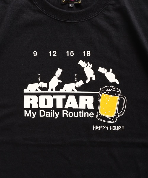 ROTAR(ローター)の「My Daily Routine Tee(Tシャツ/カットソー・メンズ・ホワイト/ブラック/ピンク系その他・SMALL/MEDIUM/LARGE/X-LARGE)」の4枚目の写真