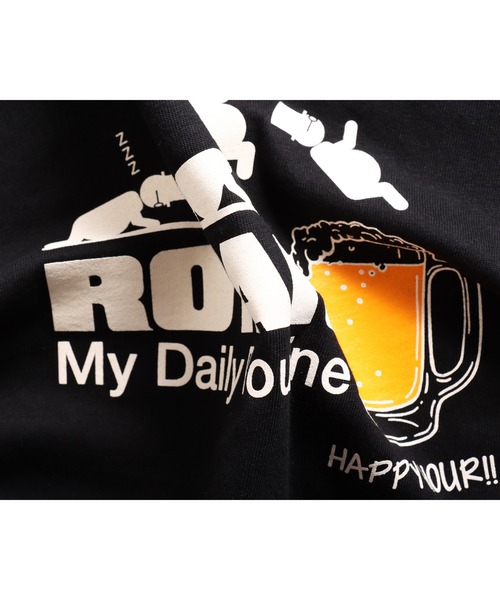 ROTAR(ローター)の「My Daily Routine Tee(Tシャツ/カットソー・メンズ・ホワイト/ブラック/ピンク系その他・SMALL/MEDIUM/LARGE/X-LARGE)」の7枚目の写真