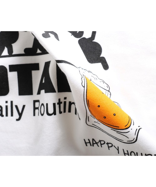 ROTAR(ローター)の「My Daily Routine Tee(Tシャツ/カットソー・メンズ・ホワイト/ブラック/ピンク系その他・SMALL/MEDIUM/LARGE/X-LARGE)」の10枚目の写真
