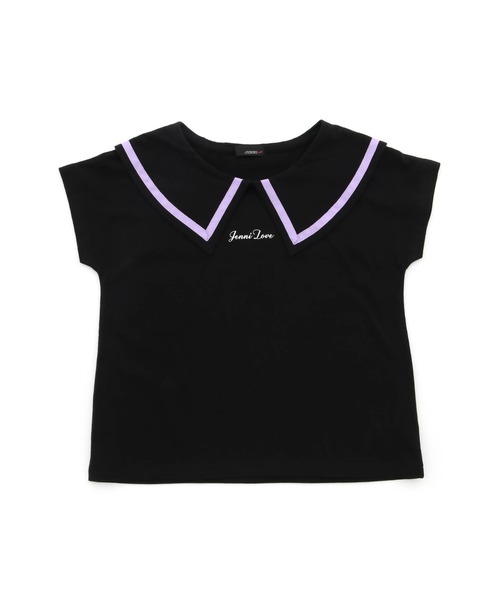 JENNI love（ジェニィラブ）の「接触冷感えり付きTシャツ（Tシャツ/カットソー・キッズ・ブラック/サックスブルー/ブラウン・130cm/140cm/160cm/150cm）」の12枚目の写真