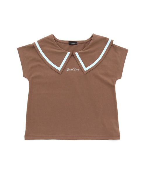 JENNI love（ジェニィラブ）の「接触冷感えり付きTシャツ（Tシャツ/カットソー・キッズ・ブラック/サックスブルー/ブラウン・130cm/140cm/160cm/150cm）」の14枚目の写真