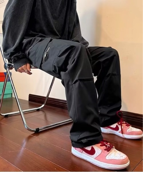 Burner(バーナー)の「【OKUOKU 0909】 ジップポケット ストレート パンツ oku-bottom-704863466708-32 Y(カーゴパンツ・メンズ・B・M/XL/L)」の3枚目の写真