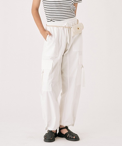 LOVETOXIC（ラブトキシック）の「【LTXC】ドローコードカーゴパンツ（その他パンツ・キッズ・カーキ/ラベンダー/オフホワイト/ブラック・LL/S/M/L）」の2枚目の写真