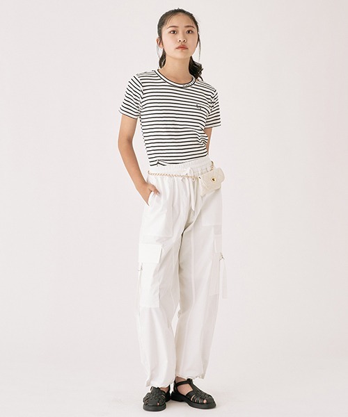 LOVETOXIC（ラブトキシック）の「【LTXC】ドローコードカーゴパンツ（その他パンツ・キッズ・カーキ/ラベンダー/オフホワイト/ブラック・LL/S/M/L）」の5枚目の写真