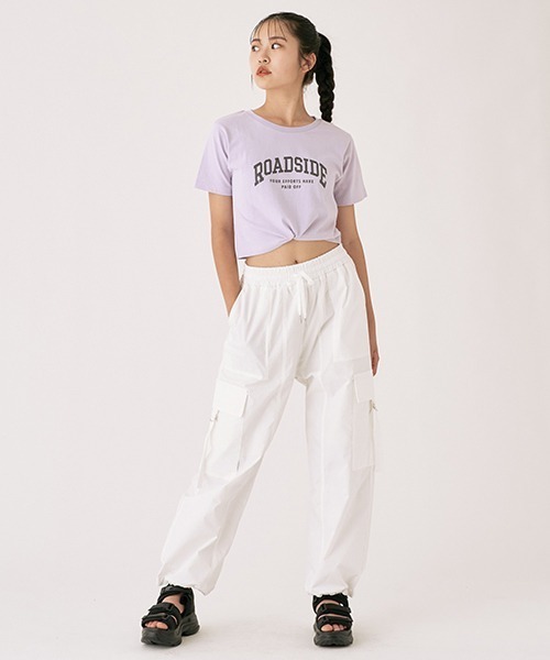 LOVETOXIC（ラブトキシック）の「【LTXC】ドローコードカーゴパンツ（その他パンツ・キッズ・カーキ/ラベンダー/オフホワイト/ブラック・LL/S/M/L）」の20枚目の写真