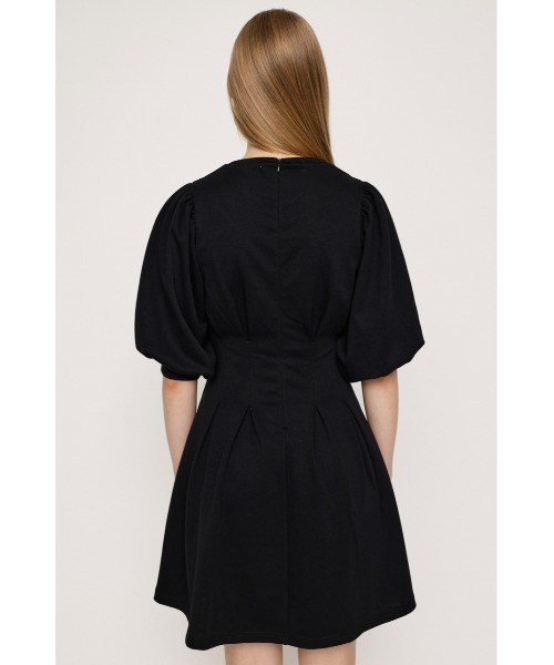 SLY（スライ）の「FRONT OPEN TUCK SLEEVE S/OP フロント