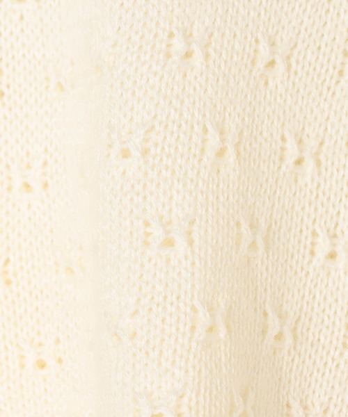 179/WG（イチナナキュウダブルジー）の「2WAYハーフZIPニット／ベスト（袖取り外し）（ニット/セーター・レディース・ブラック×ホワイト/ブルー/オフホワイト・FREE）」の14枚目の写真