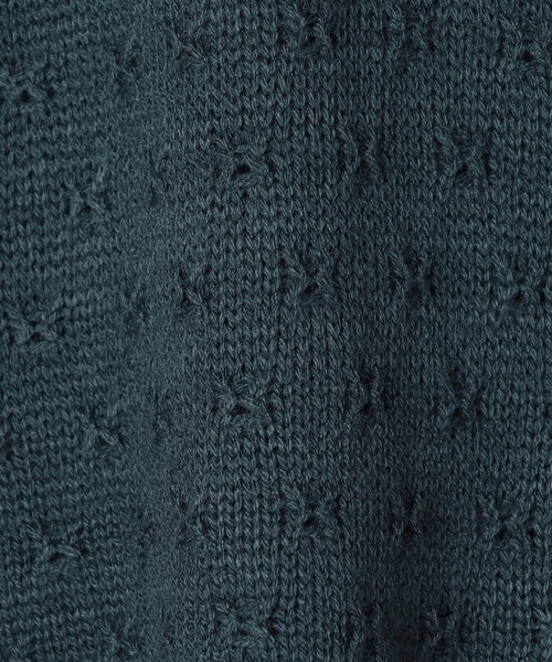 179/WG（イチナナキュウダブルジー）の「2WAYハーフZIPニット／ベスト（袖取り外し）（ニット/セーター・レディース・ブラック×ホワイト/ブルー/オフホワイト・FREE）」の15枚目の写真