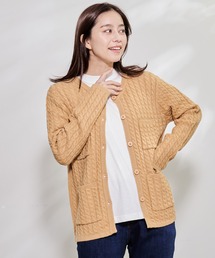 Arnold Palmer | ミニケーブル ニットカーディガン(カーディガン/ボレロ)