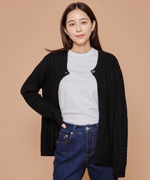 Arnold Palmer | ミニケーブル ニットカーディガン(カーディガン/ボレロ)