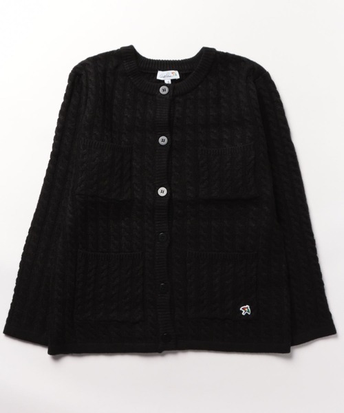 Arnold Palmer（アーノルドパーマー）の「ミニケーブル ニットカーディガン（カーディガン/ボレロ・レディース・キャメル/ブラック・L/S/M）」の18枚目の写真