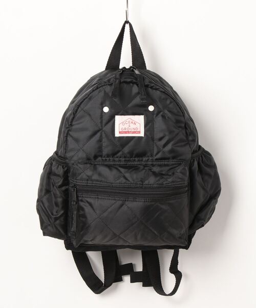 Ocean&Ground（オーシャン&グラウンド）の「DAYPACK QUILT（kids/S・M）（バックパック/リュック・キッズ・オリーブ/ベージュ/ブラック・M/S）」の6枚目の写真
