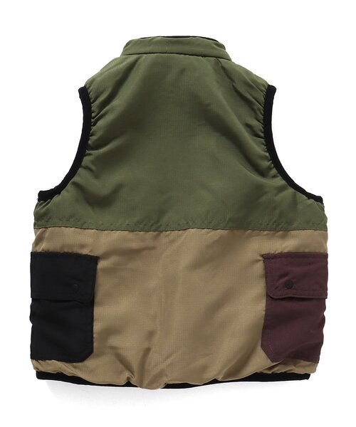 BREEZE（ブリーズ）の「【WEB限定】 リバーシブルボアベスト（ベスト・キッズ・パープル/ネイビー/レッド/アイボリー・100/130/110/150/80/140/90/120）」の8枚目の写真