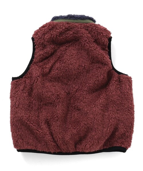 BREEZE（ブリーズ）の「【WEB限定】 リバーシブルボアベスト（ベスト・キッズ・パープル/ネイビー/レッド/アイボリー・100/130/110/150/80/140/90/120）」の18枚目の写真