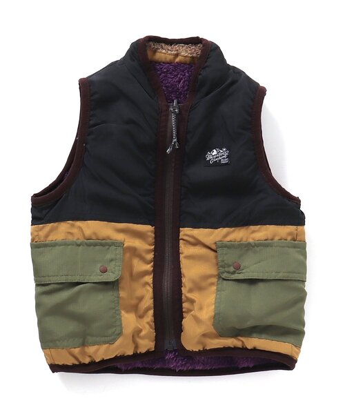 BREEZE（ブリーズ）の「【WEB限定】 リバーシブルボアベスト（ベスト・キッズ・パープル/ネイビー/レッド/アイボリー・100/130/110/150/80/140/90/120）」の21枚目の写真