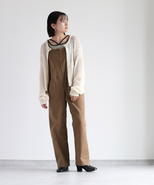 cepo（セポ）の「チノワークサロペット（サロペット/オーバーオール・レディース・キャメル/ブラック・L/M）」の22枚目の写真