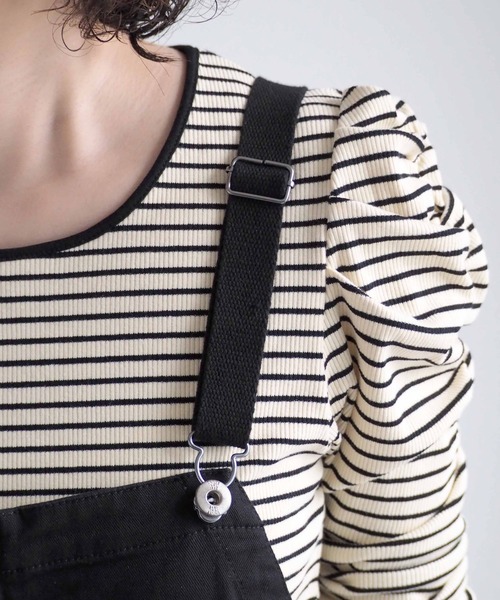 cepo（セポ）の「チノワークサロペット（サロペット/オーバーオール・レディース・キャメル/ブラック・L/M）」の11枚目の写真