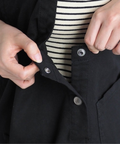 cepo（セポ）の「チノワークサロペット（サロペット/オーバーオール・レディース・キャメル/ブラック・L/M）」の13枚目の写真