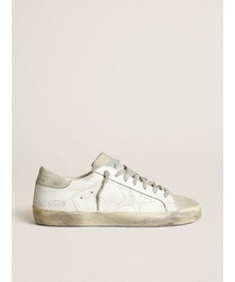GOLDEN GOOSE | SUPER-STAR LEATHER UPPER NABUK TOE AND HEEL SKATE(スニーカー)