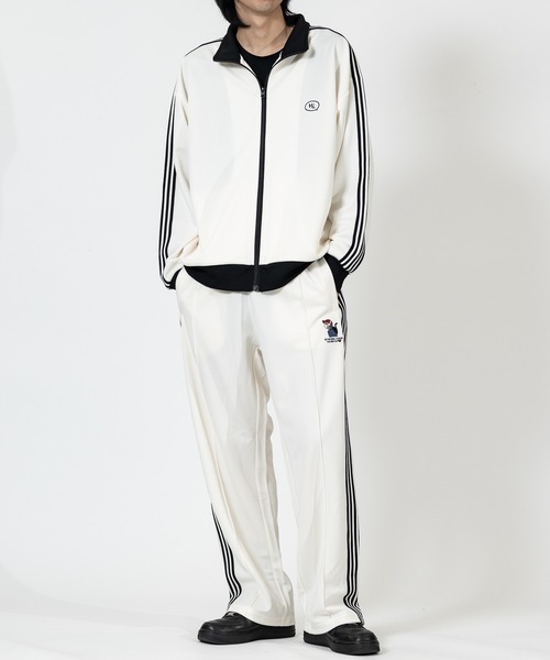 Red Cap Girl（レッドキャプガール）の「【a-r】〔Red Cap Girl/レッドキャップガール〕ワンポイント刺繍 トラックパンツ/ジャージ（その他パンツ・メンズ・ネイビー/アイボリー/ブラック/グリーン/ブラック系その他/ホワイト系その他/ワイン/ホワイト系1/チャコールグレー/ブラック系1/ネイビー系1・MEDIUM/LARGE）」の22枚目の写真