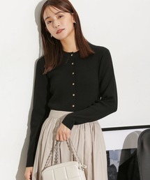 NANO universe | CICA&UVカット加工リブカーディガン(カーディガン/ボレロ)