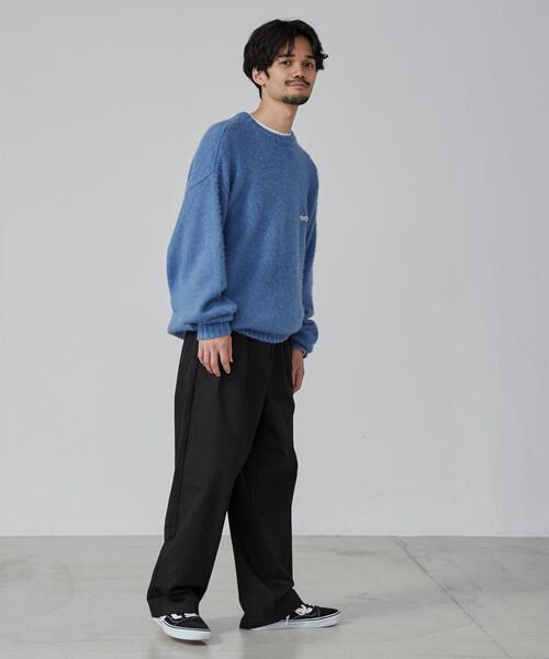 PENNEYS（ぺニーズ）の「PENNEYS（ぺニーズ）別注ビッグシルエットシャギーニット（ニット/セーター・メンズ・ライトブルー/ライトグレー/ネイビー/ブラック・L/M/XL/S）」の12枚目の写真