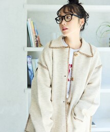 FREAK'S STORE | ブランケット ステッチ ニット ジャケット(その他アウター)