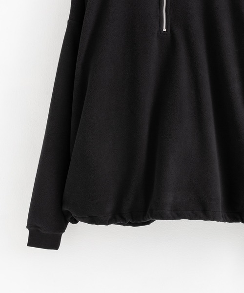 Rocky Monroe（ロッキーモンロー）の「オーバーサイズ フリース ハーフジッププルオーバー スウェット トラックジャケット（スウェット・メンズ・ブラック/オフホワイト/パープル/グレー/グリーン/オレンジ/ブルー/ネイビー・L/XL/M）」の17枚目の写真