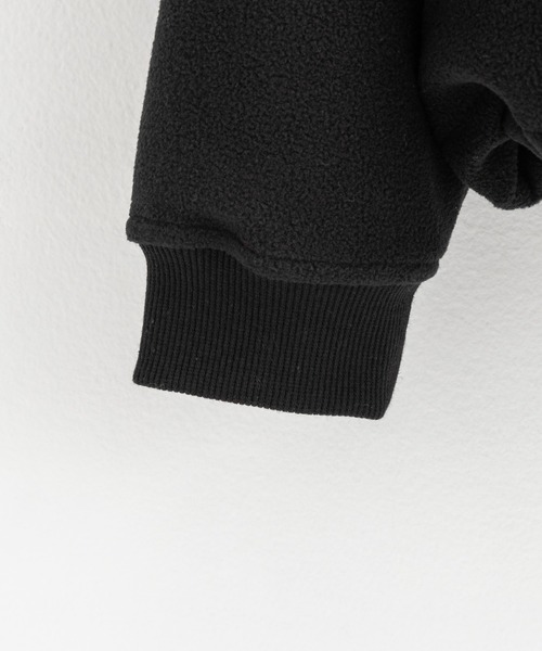 Rocky Monroe（ロッキーモンロー）の「オーバーサイズ フリース ハーフジッププルオーバー スウェット トラックジャケット（スウェット・メンズ・ブラック/オフホワイト/パープル/グレー/グリーン/オレンジ/ブルー/ネイビー・L/XL/M）」の18枚目の写真