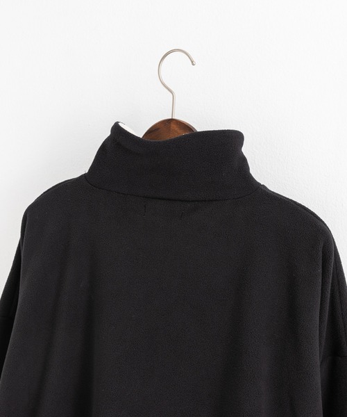 Rocky Monroe（ロッキーモンロー）の「オーバーサイズ フリース ハーフジッププルオーバー スウェット トラックジャケット（スウェット・メンズ・ブラック/オフホワイト/パープル/グレー/グリーン/オレンジ/ブルー/ネイビー・L/XL/M）」の21枚目の写真