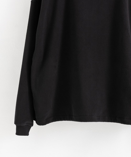 Rocky Monroe（ロッキーモンロー）の「オーバーサイズ フリース ハーフジッププルオーバー スウェット トラックジャケット（スウェット・メンズ・ブラック/オフホワイト/パープル/グレー/グリーン/オレンジ/ブルー/ネイビー・L/XL/M）」の22枚目の写真