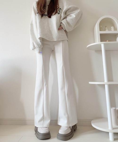 Nana(ナナ)の「フレアパンツ(その他パンツ・レディース・ブラック/ブラウン/アイボリー・FREE)」の16枚目の写真