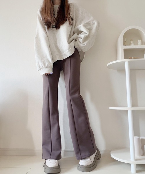 Nana(ナナ)の「フレアパンツ(その他パンツ・レディース・ブラック/ブラウン/アイボリー・FREE)」の21枚目の写真