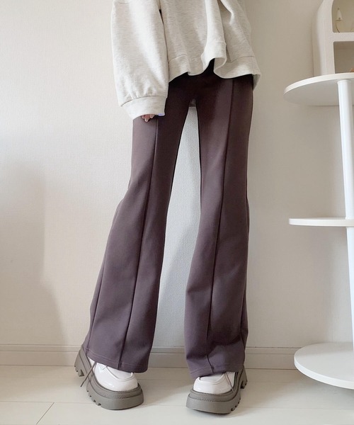 Nana(ナナ)の「フレアパンツ(その他パンツ・レディース・ブラック/ブラウン/アイボリー・FREE)」の22枚目の写真