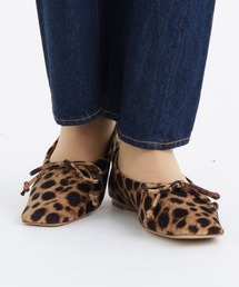 美品♡PIPPICHIC AMBER BALLET バレエシューズ　レオパード柄 PIPPICHICのレオパード柄バレエシューズ【STANDARD BOOK