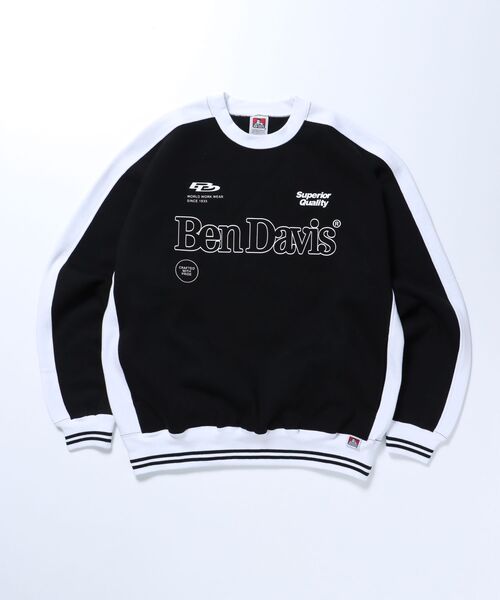 BEN DAVIS（ベンデイビス）の「【BEN DAVIS(ベンデイビス)】 PRACTICE CREW / ロゴ オーバーサイズ スウェット