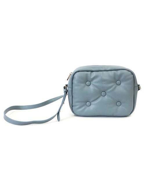 ACCOMMODE(アコモデ)の「クッションショルダーバッグ(ショルダーバッグ・レディース・シルバー/ライトブルー/ブラック/ピンク・FREE)」の13枚目の写真