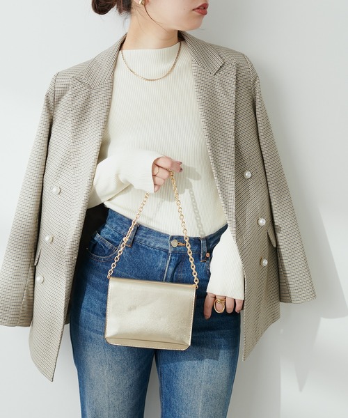 natural couture（ナチュラルクチュール）の「WEB限定 / ジゴスリーブもちもちリブニット（ニット/セーター・レディース・チャコールグレー/オフホワイト/ブラック/ピンクベージュ・FREE）」の11枚目の写真