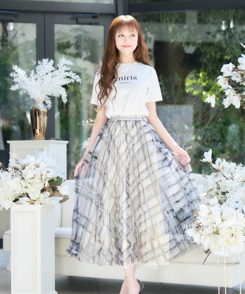 emiriawiz（エミリアウィズ）の「Tulle check skirt（スカート）」 - WEAR