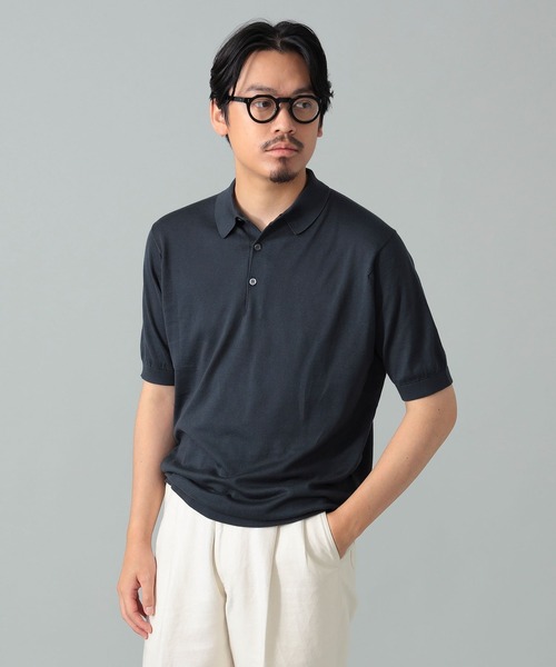 JOHN SMEDLEY / REID コットン ポロシャツ（ポロシャツ）｜JOHN