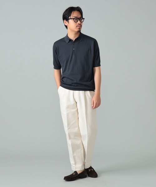 JOHN SMEDLEY / REID コットン ポロシャツ（ポロシャツ）｜JOHN