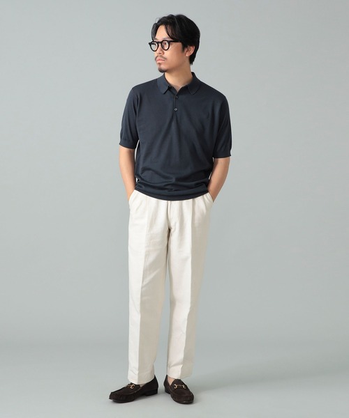 JOHN SMEDLEY / REID コットン ポロシャツ（ポロシャツ）｜JOHN