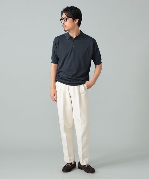 JOHN SMEDLEY / REID コットン ポロシャツ（ポロシャツ）｜JOHN