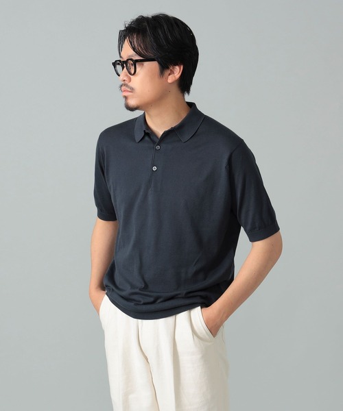JOHN SMEDLEY / REID コットン ポロシャツ（ポロシャツ）｜JOHN